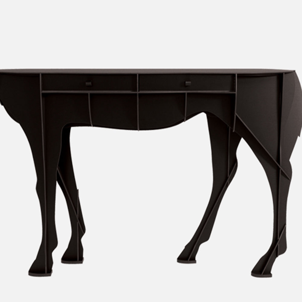 Ibride Elisee Wall Console | The Design Yard Brushed black