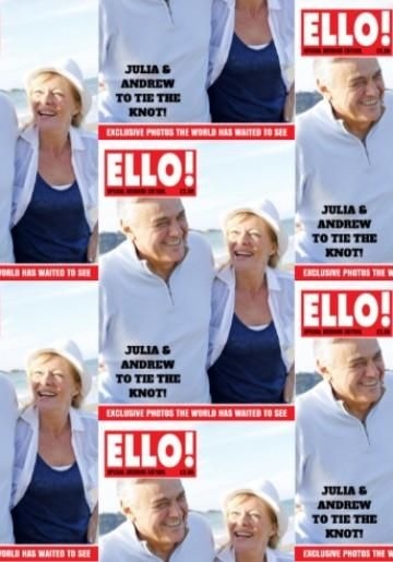 Ello Magazine Cover Photo Upload Wedding Edition Wrapping Paper