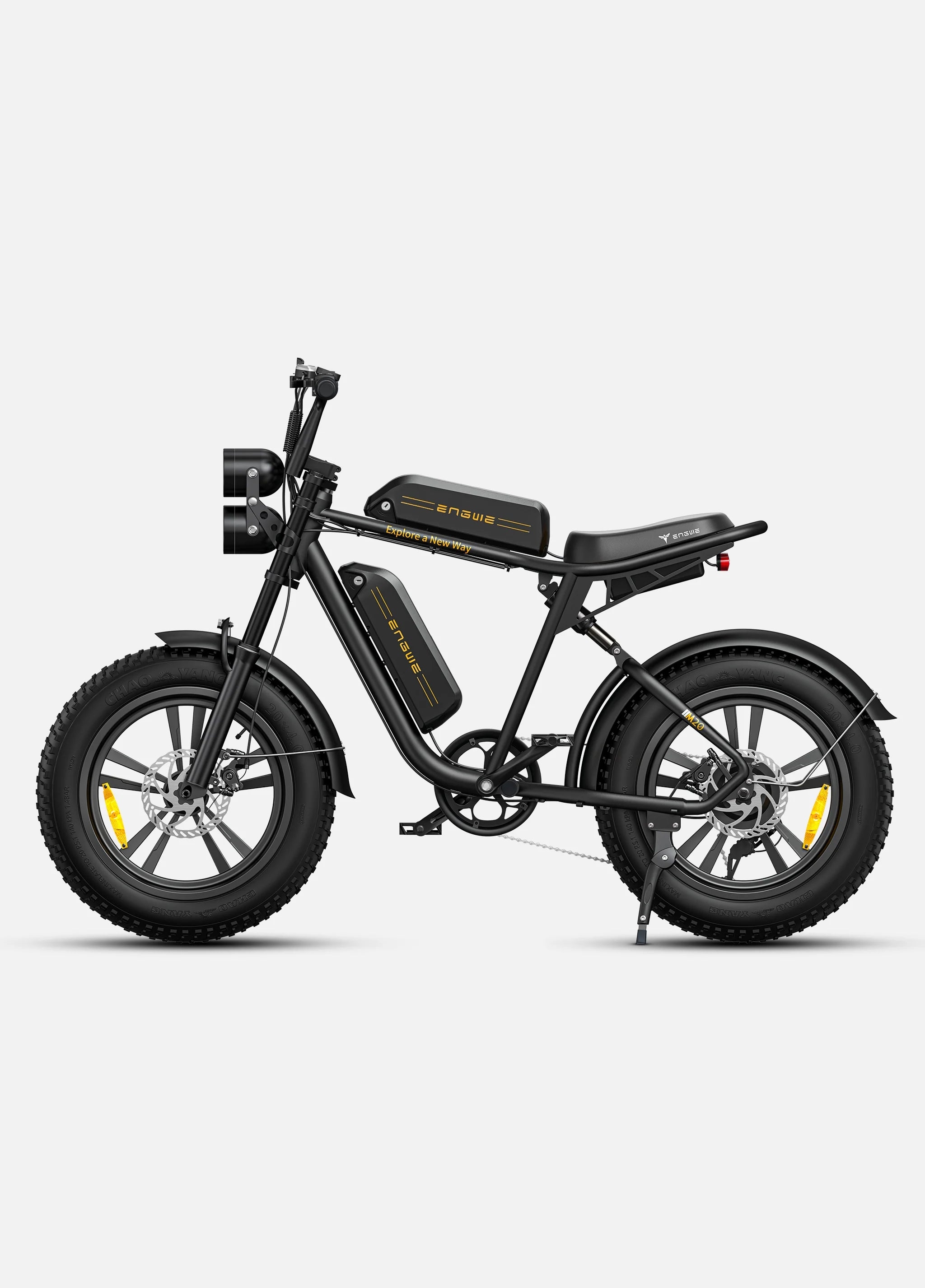 Engwe M20 Dual Battery E-Bike, Black – High E-Motion