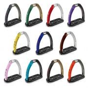 Equipe STAF14 Safety Stirrups – Black – Light Titanium – Stirrups & Stirrup Irons – Saddlemasters Equestrian