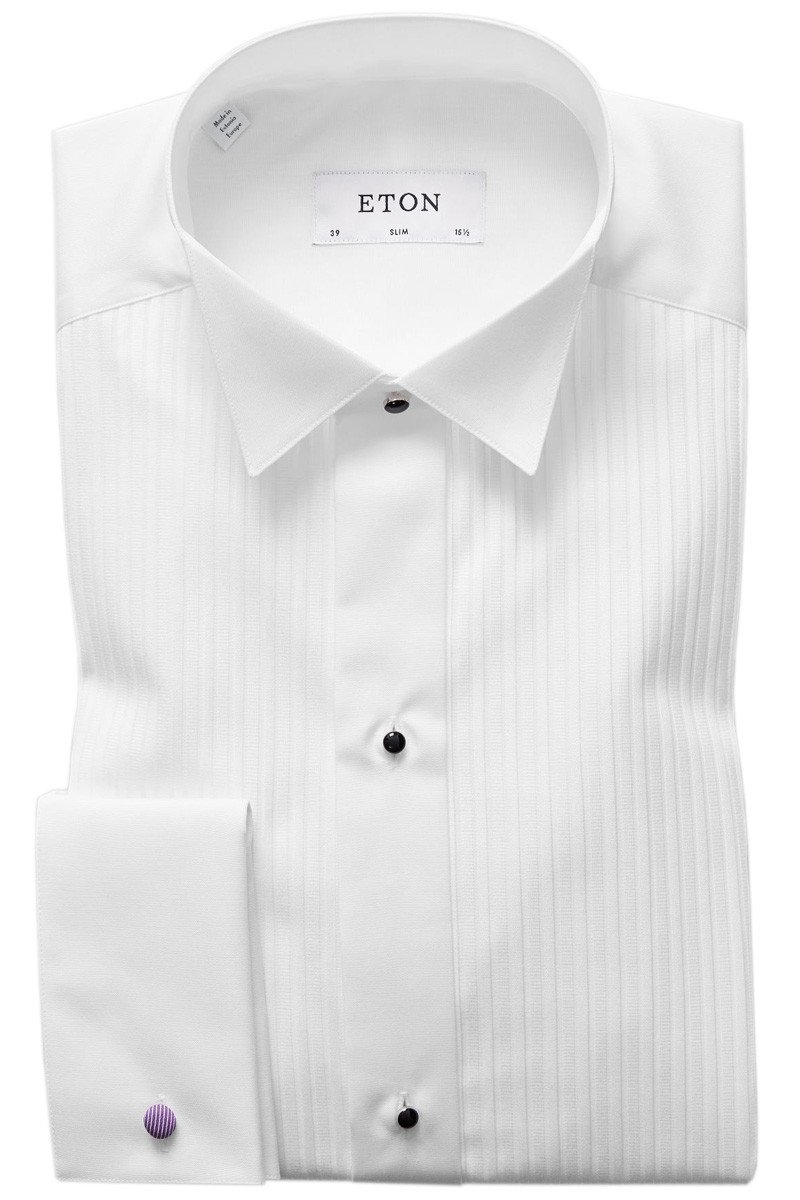 ETON Mens Slim Fit White Traditional Wing Collar Dress Shirt – 43 – Robert Old & Co