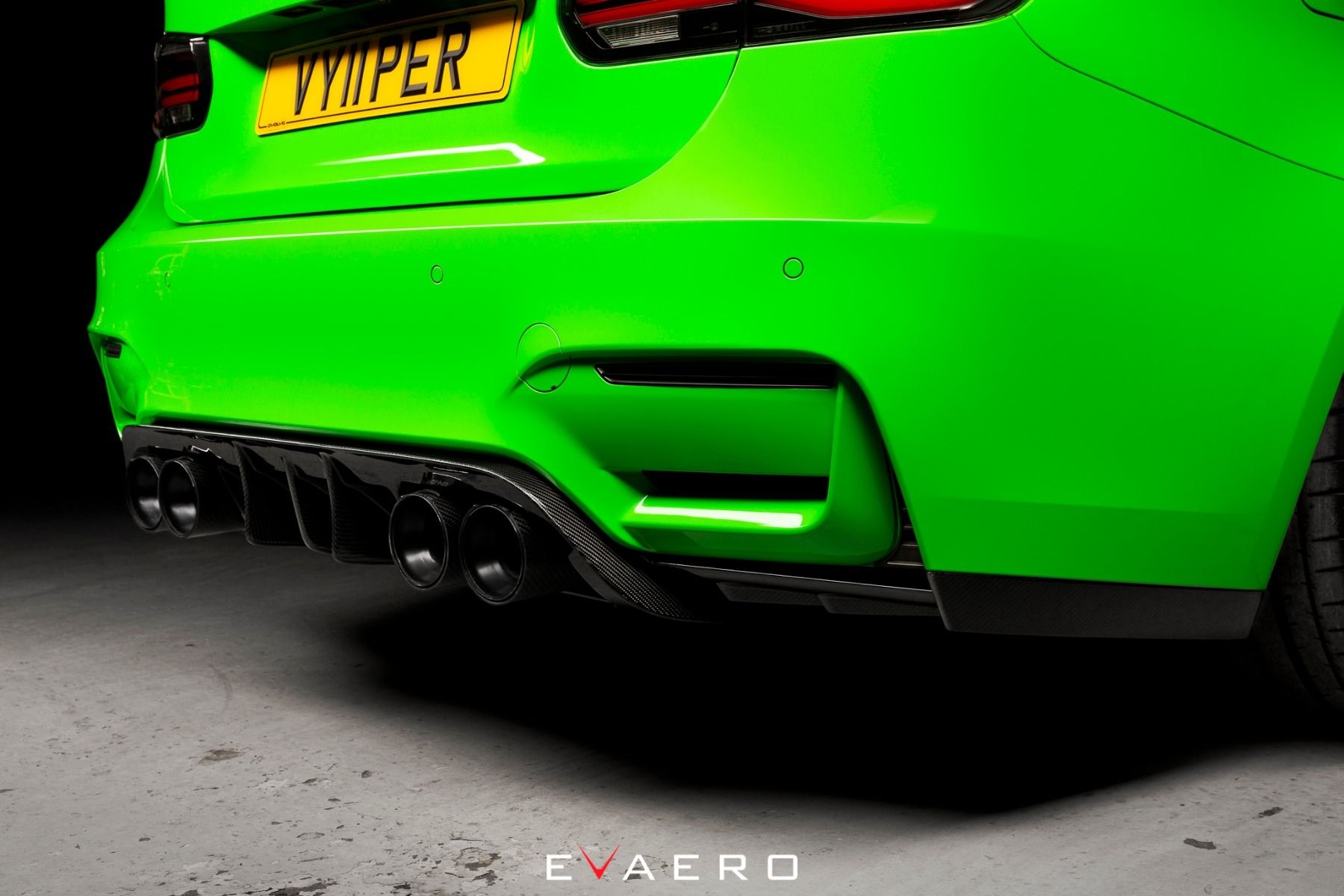 Evaero Carbon Fibre Rear Diffuser with Winglets for BMW M3 & M4 (2014-2020, F80 F82) – AUTOID