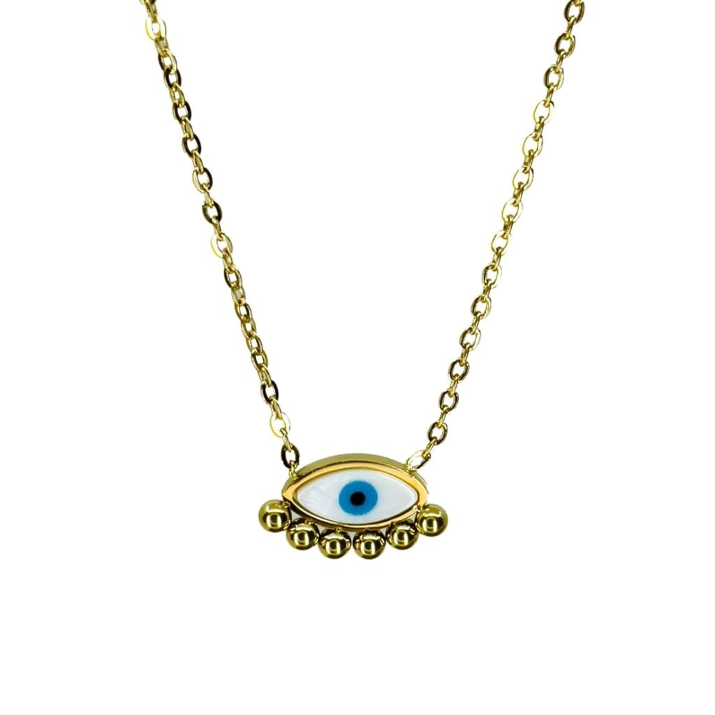 Evil Eye Necklace 40+5cm – Gold – Ezavision