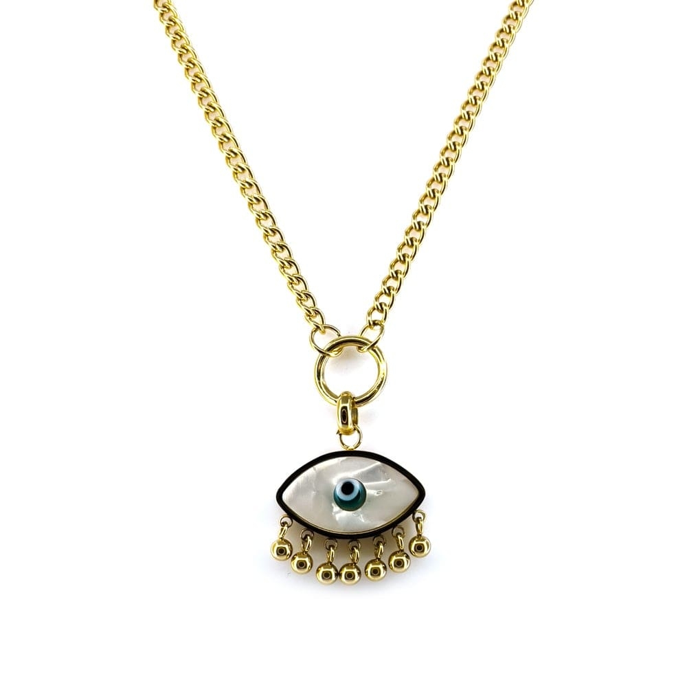Evil Eye Necklace 40+7cm – Gold – Ezavision