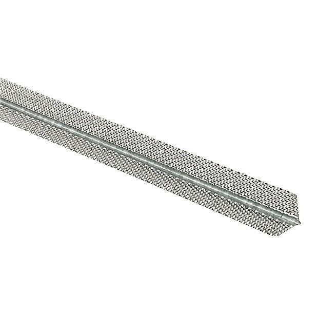 Expamet Mini mesh Steel Angle bead (L)2.4m (W)25mm – Insulation Supplies Direct