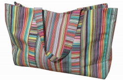 Extra Large Beach Bags – Mahjong Stripe