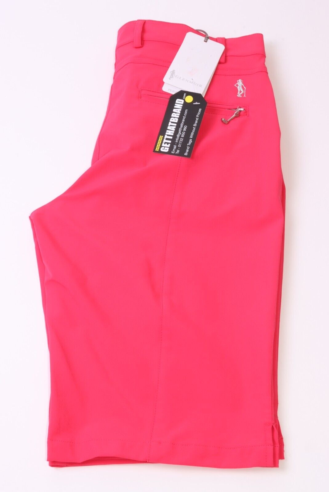 Glenmuir Ladies Lottie Golf Shorts – 10 – Red – Get That Brand