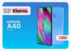 Brand Samsung Galaxy A40, Dual Sim, 64GB, Unlocked, 24 Month Samsung Warranty – Blue