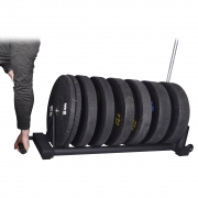 Exersci Toaster Plate Rack & Barbell Stand