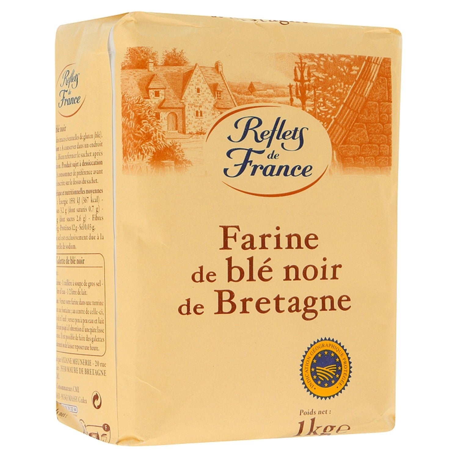 Farine de blé noir – Buckwheat flour – Reflets de France, 1kg – Chanteroy – Le Vacherin Deli