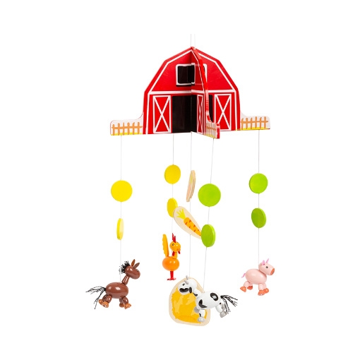 Small Foot Farm House Mobile – Children’s Games & Toys From Minuenta