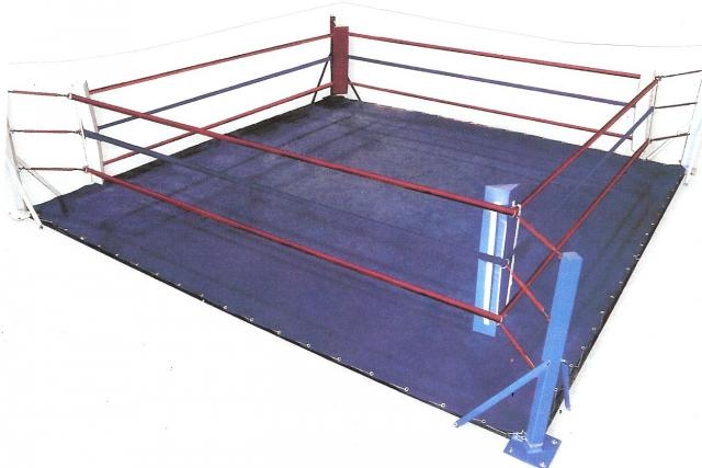 Geezers Fixed Floor Boxing Ring (No Flooring)