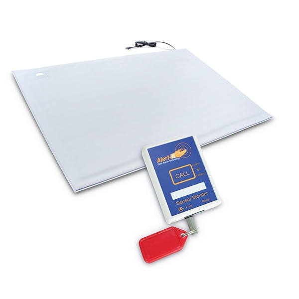The Floor Mat Solution – Inculdes Plesio Pager – Alarm Raised Once Mat Stepped On – Alert-iT Care Alarms