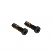 For Apple iPhone 5S / SE Replacement Bottom Pentalobe Screws – Black (x2)