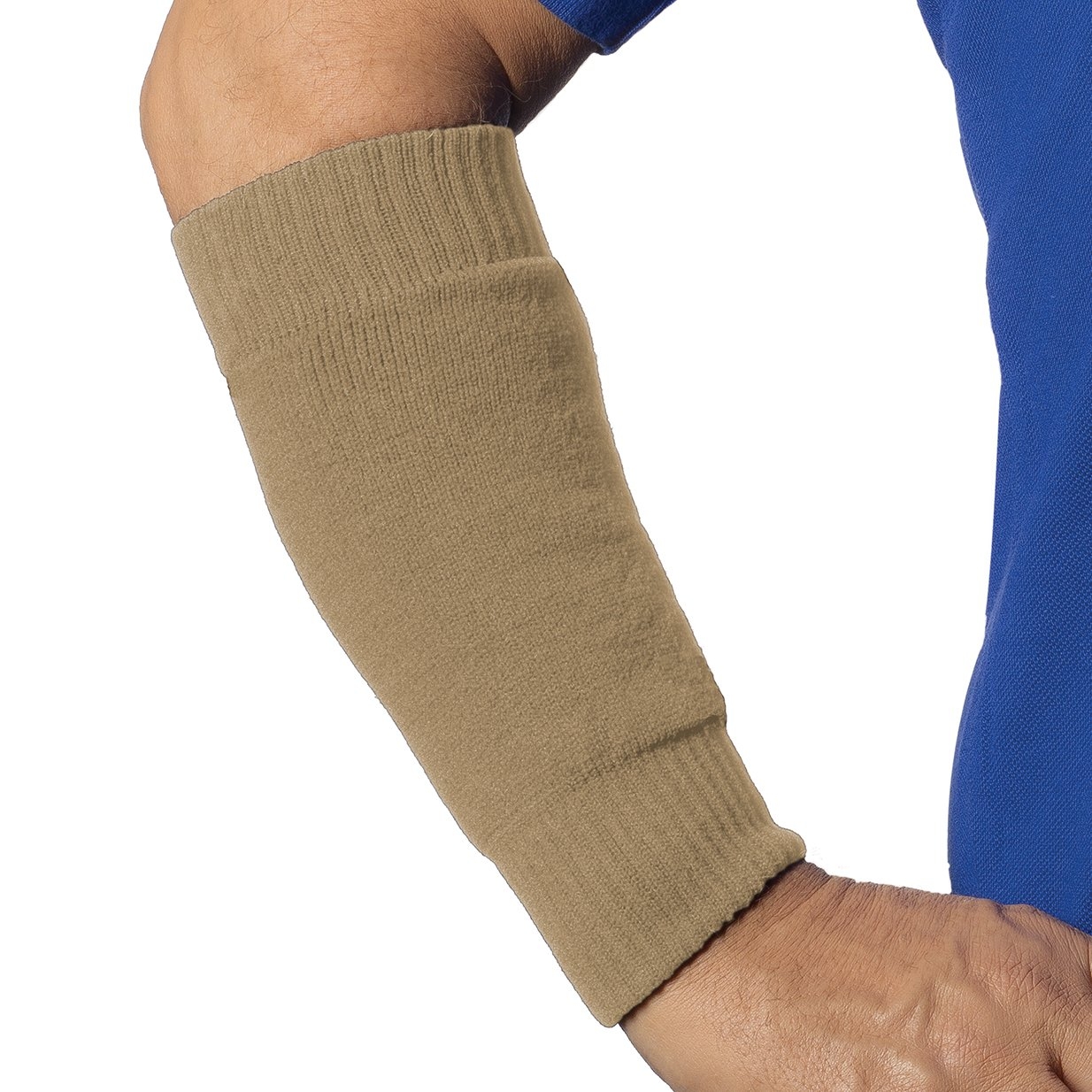Forearm Sleeves -Regular/Heavy Weight – Arm protectors for fragile skin Khaki – Limb Keepers