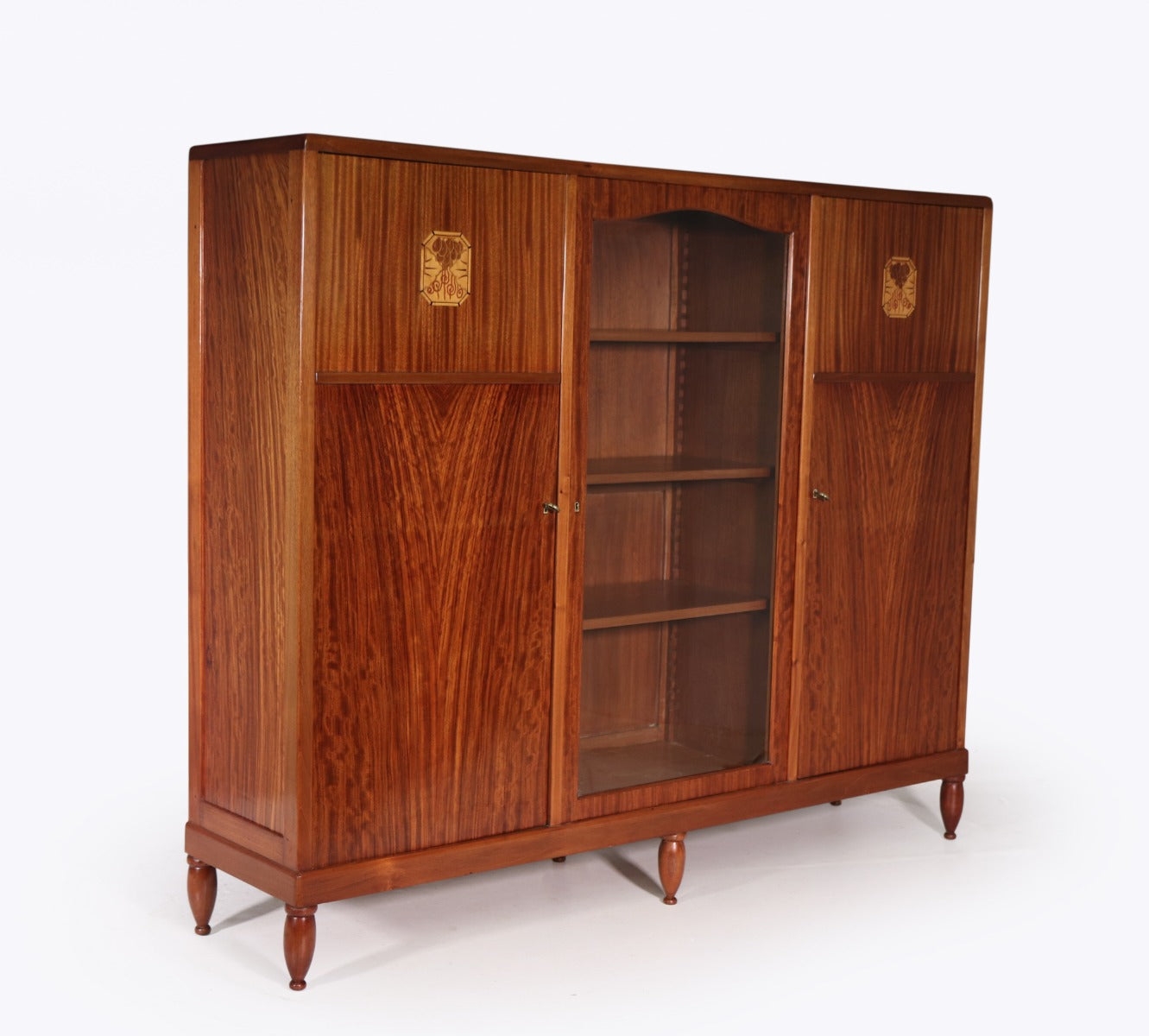 French Art Deco Library Bookcase by Dufrene – The Furniture Rooms