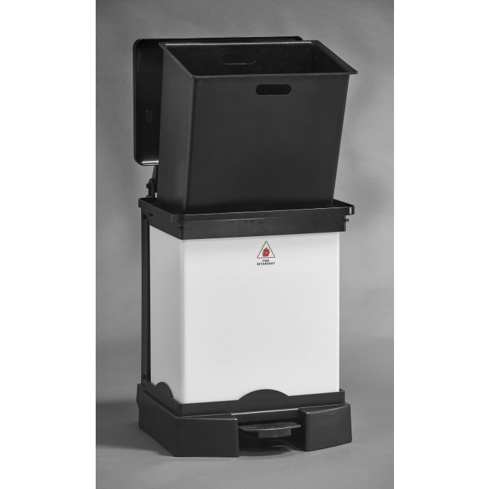 All Plastic Fire Retardant Sackholder With Liner – 25 Litre – Blue – PVC – Bins Express