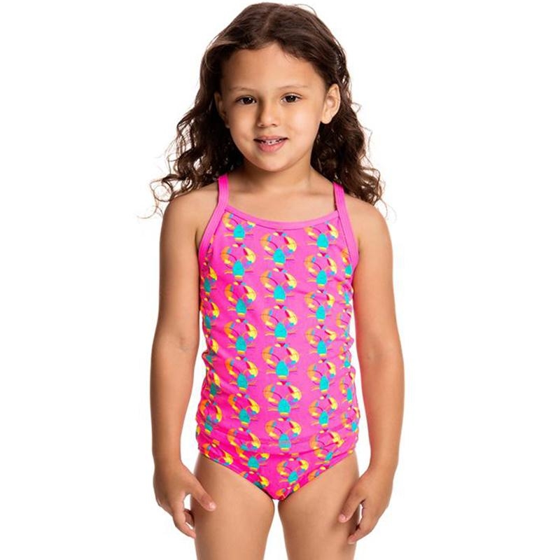 Funkita – Cray Cray – Toddlers Girls Tankini & Brief Girls Age 6 – Aqua Swim Supplies