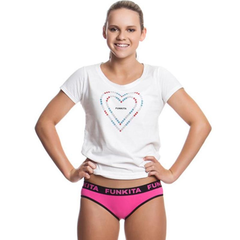 Funkita – Still Pink – Girls Underwear Brief Girls Age 12 – Aqua Swim Supplies