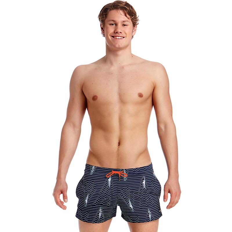 Funky Trunks – Deep Water Mens Shorty Shorts Short Small – Aqua Swim Supplies