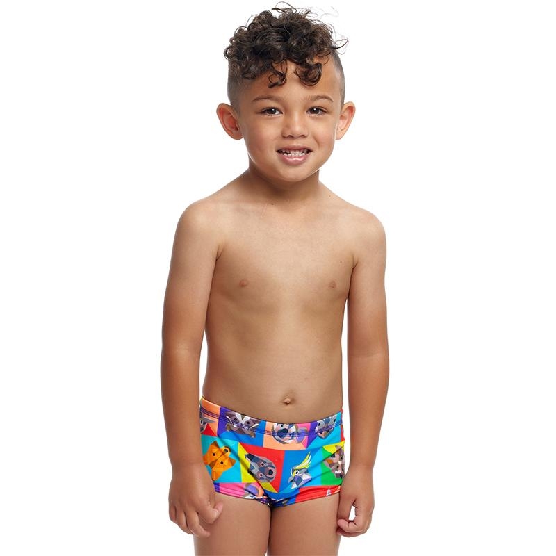 Funky Trunks – Rat Pack – Toddler Boys Printed Trunks Boys Age 7 – Aqua Swim Supplies