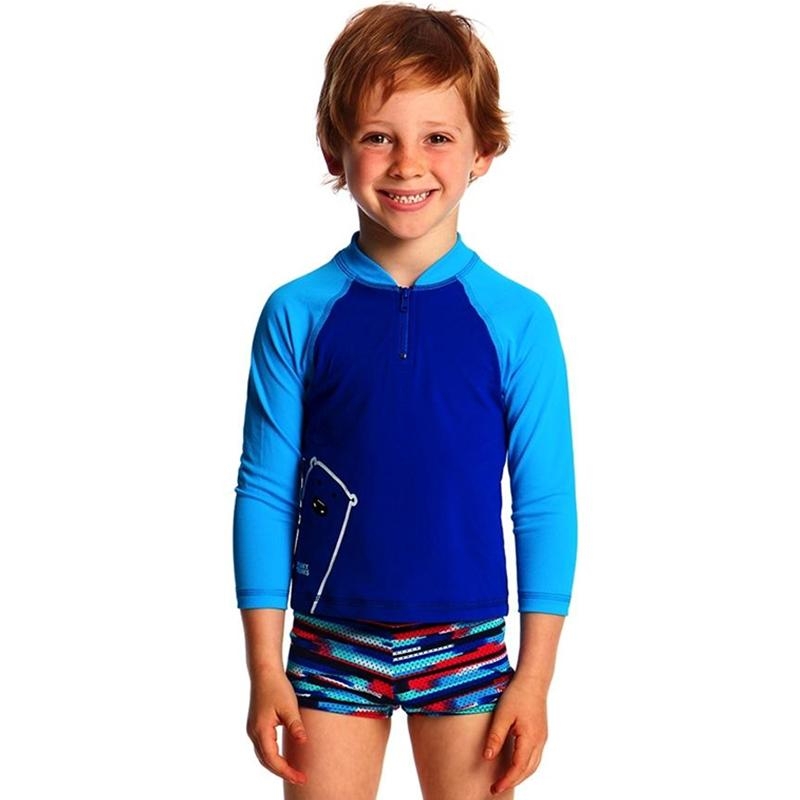 Funky Trunks – Bear Grills Toddler Boys Zippy Rash Vest Toddler Boys Age 2 – Aqua Swim Supplies