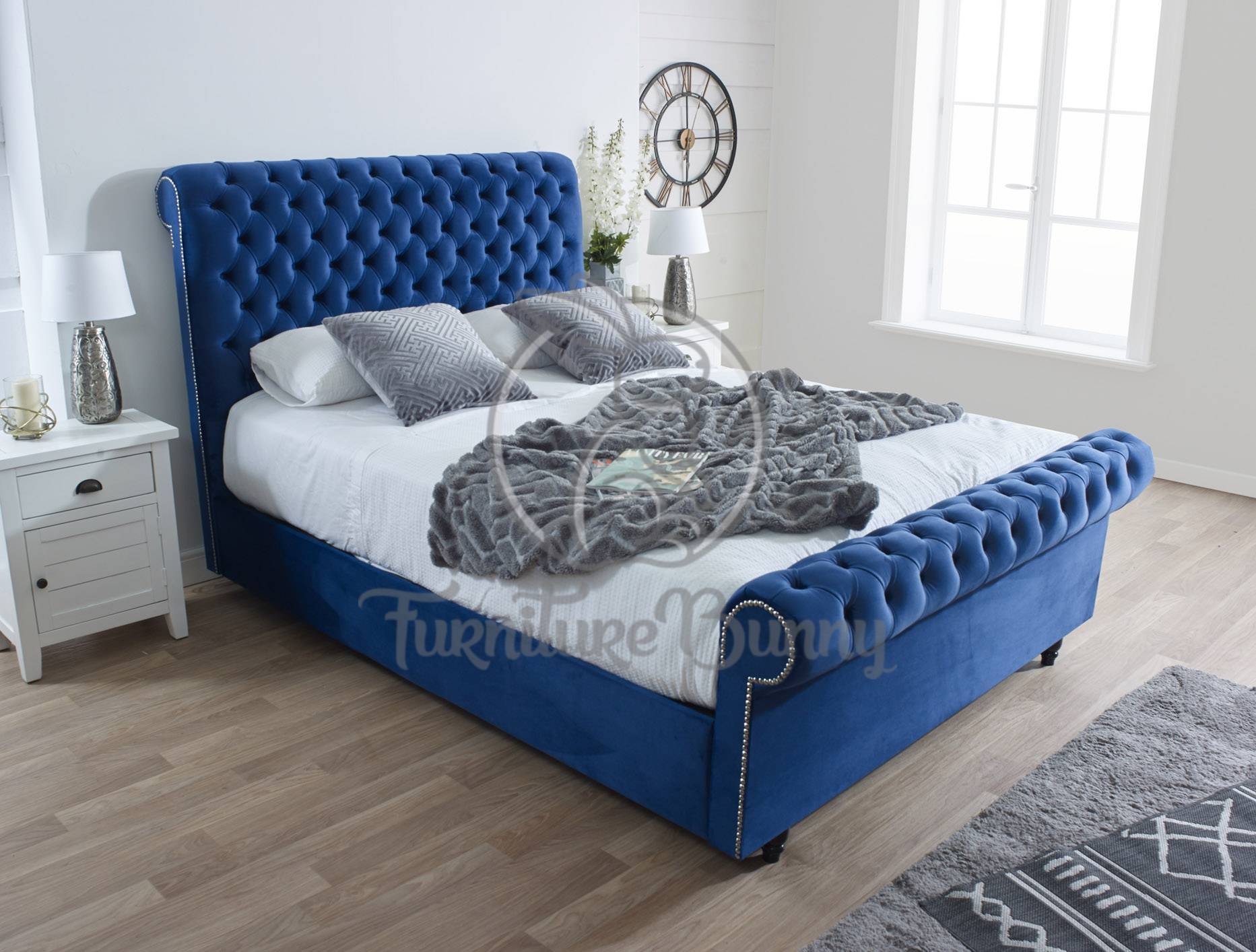 Spanish Sleigh Bed – Furniture Bunny