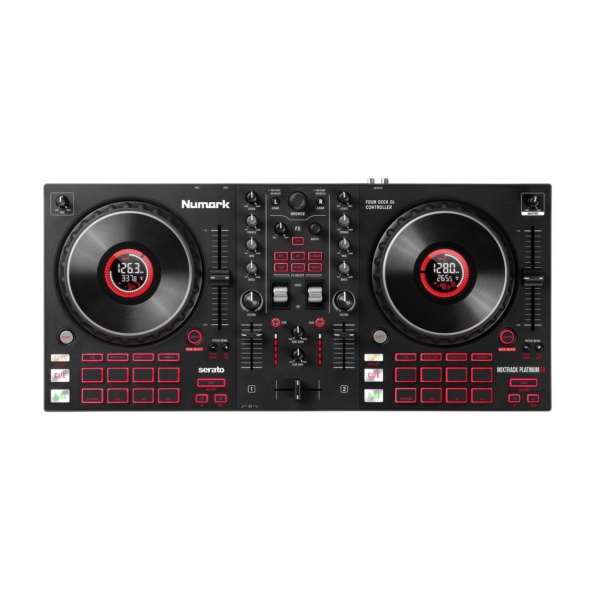 Numark Mixtrack Platinum FX DJ Controller – DJ Equipment From Atrylogy