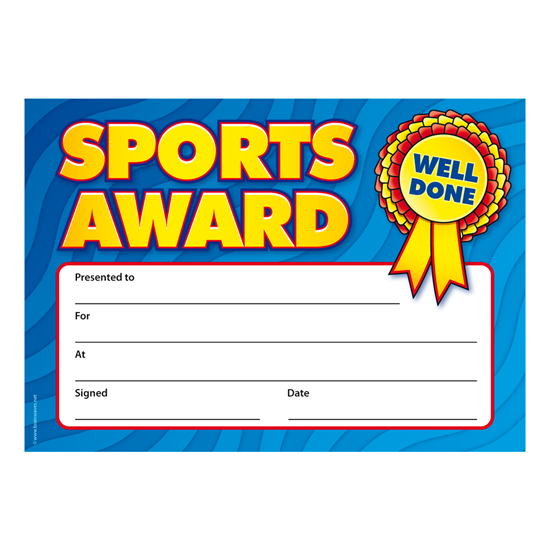 Brain Waves – Children’s Certificates – Sports Award – Teacher & School Equipment