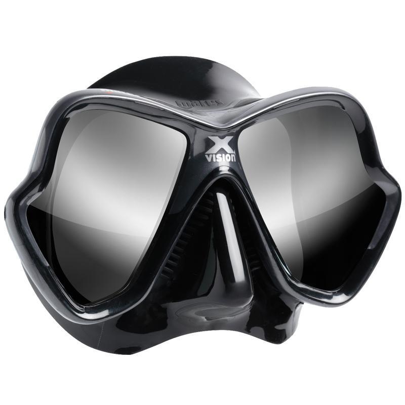 Mares X-Vision Ultra LiquidSkin Mask Mirrored Lenses in Mirrored Silver