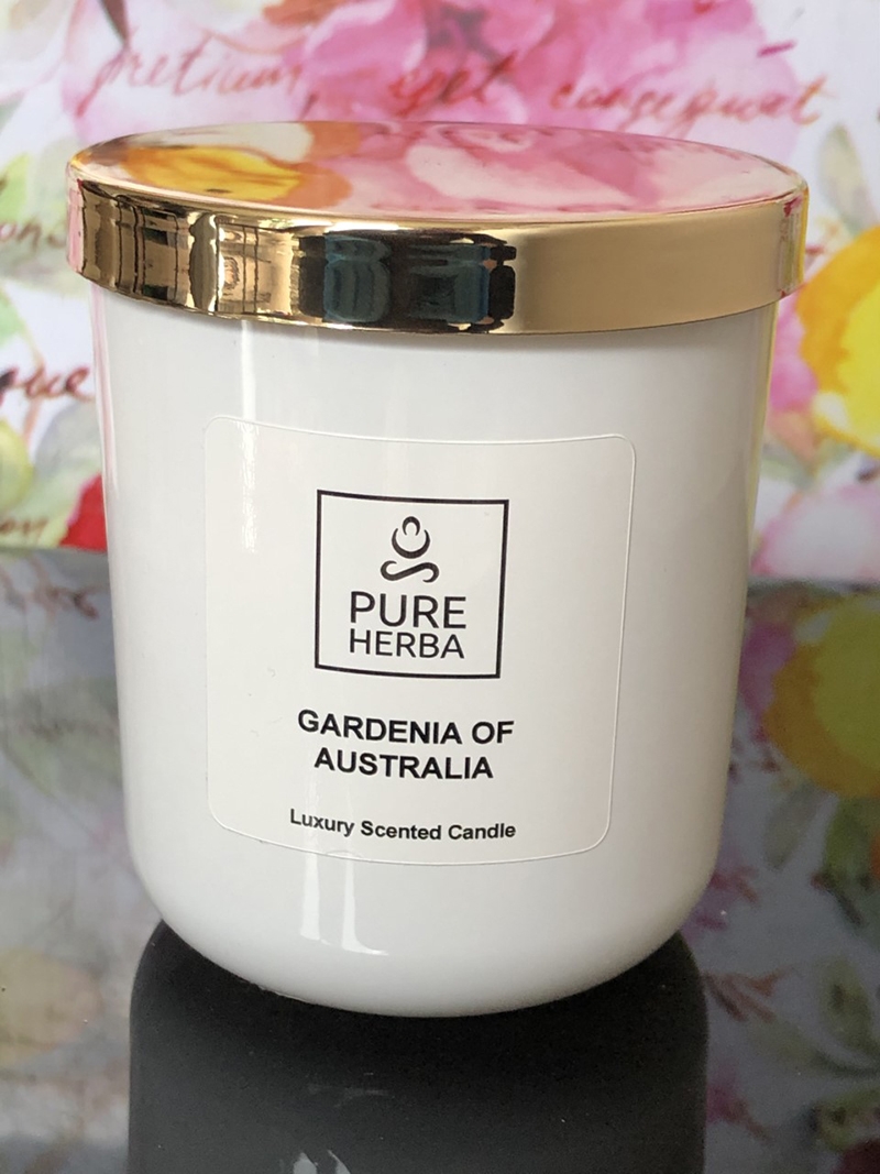 Gardenia of Australia Candle – 100% Natural & Ethical – No Harsh Chemicals – Pure Herba