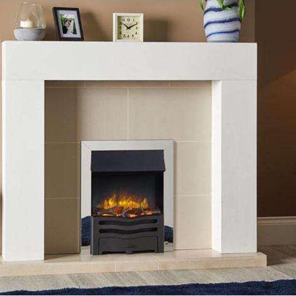 Gazco Logic2 Electric Wave Fire – Brushed Steel Effect