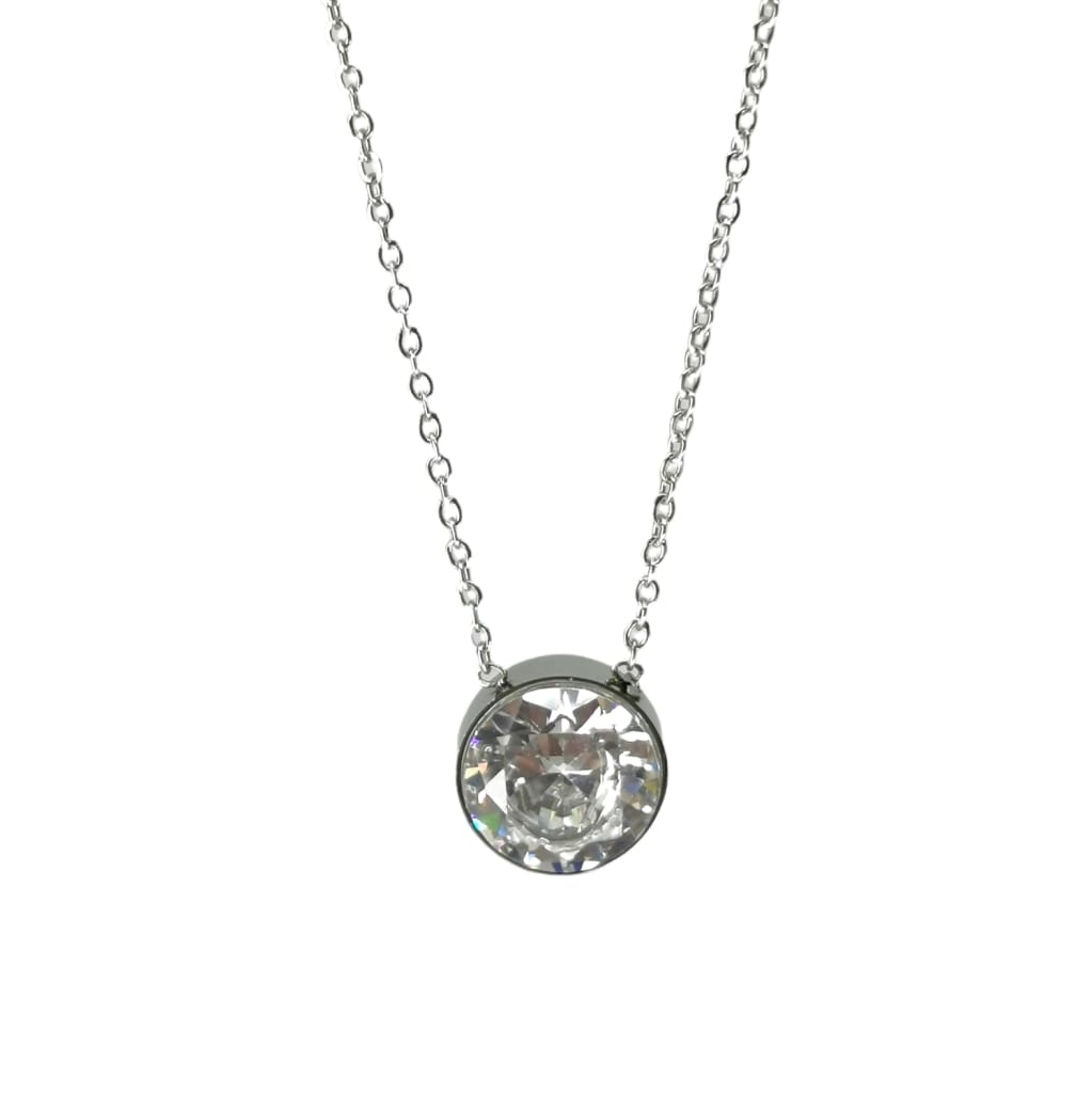 Genubi Necklace £24.99 45+5cm – Silver – Ezavision