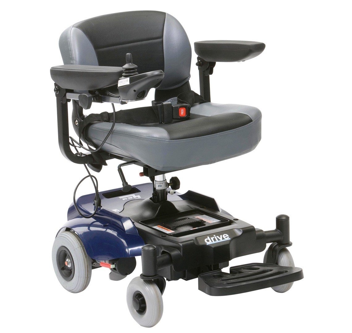 Drive DeVilBliss Geo Micro Lightweight Electric Powerchair – Red