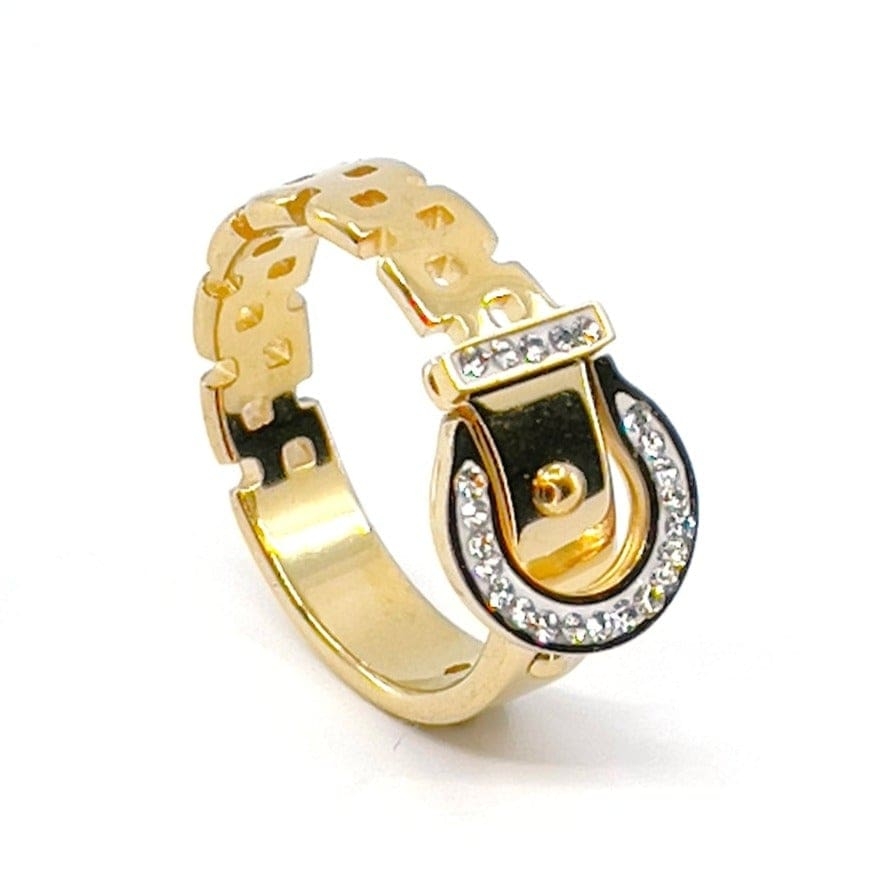 Gold Belt Ring £24.99 6 – Gold – Ezavision