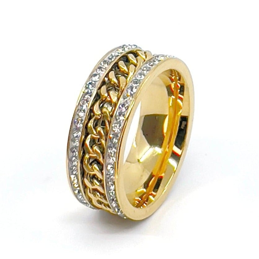 Gold Chain Ring £24.99 6 – Gold – Ezavision