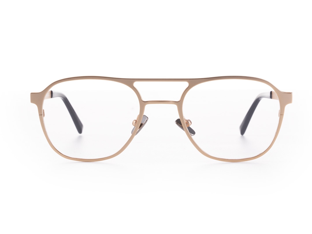 Boldness – Gold – Metal Reading / Fashion Glasses Frames – Anti Scratch – BeFramed