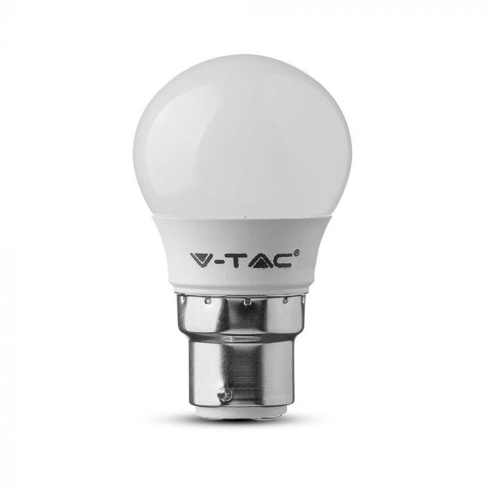 V-Tac 5.5W LED B22 Golf Ball 3K – LED Bulb – LED Made Easy Shop