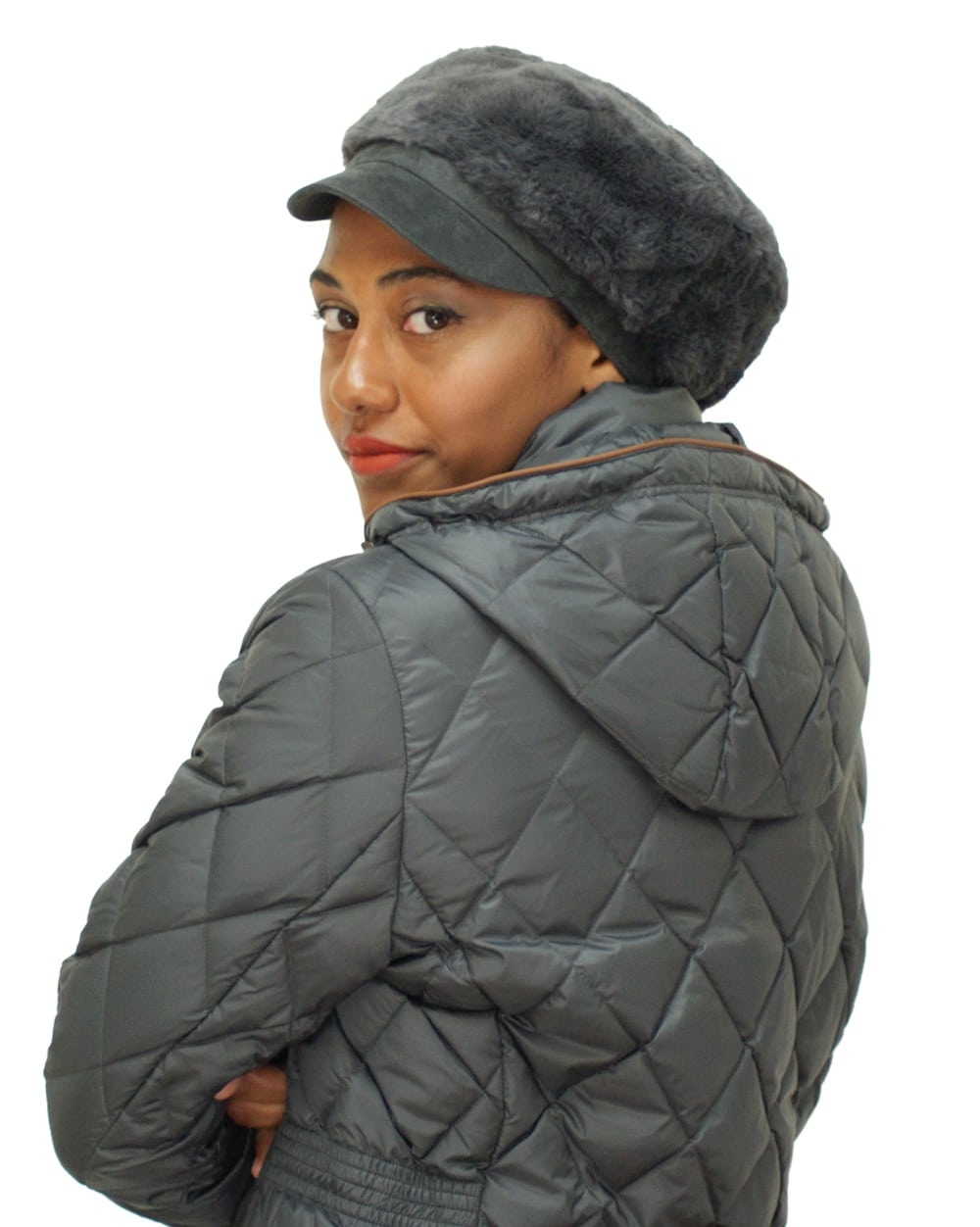 Tania – Winter Fur Chemo Hat – Suburban Turban