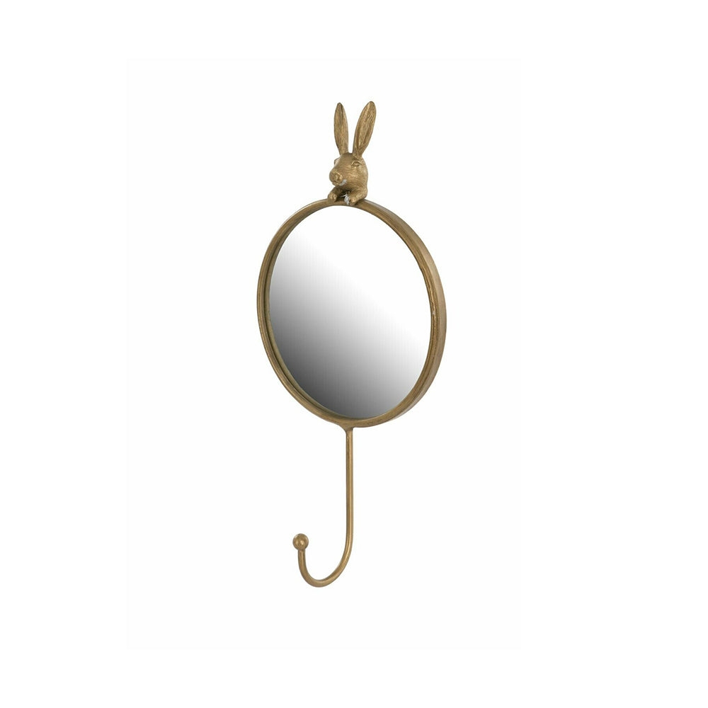 Golden Hare Mirror with Hook London Ornaments | The Design Yard