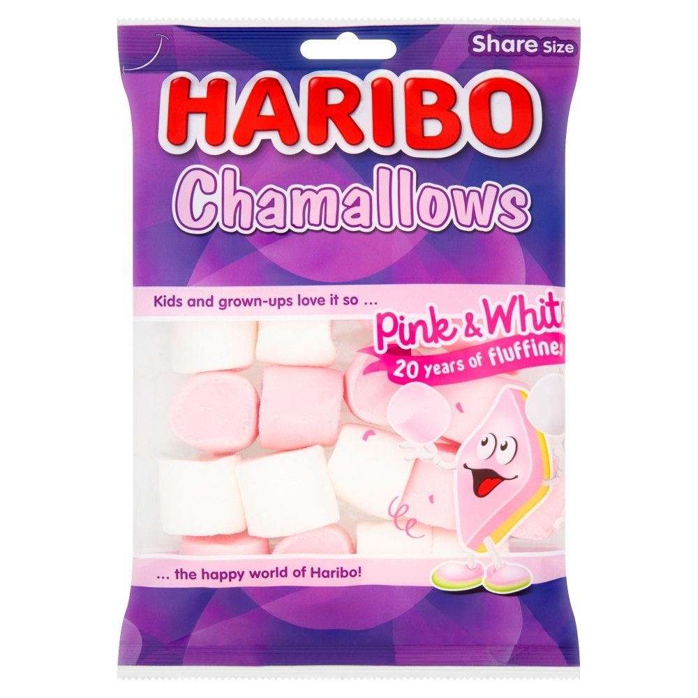 Haribo Chamallows Pink & White Marshmallows 140g – Confection Affection