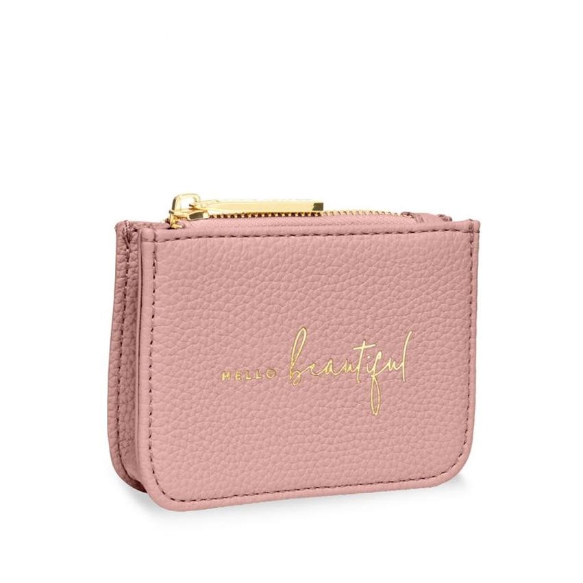 Katie Loxton Hello Beautiful Structured Coin Purse In Pink