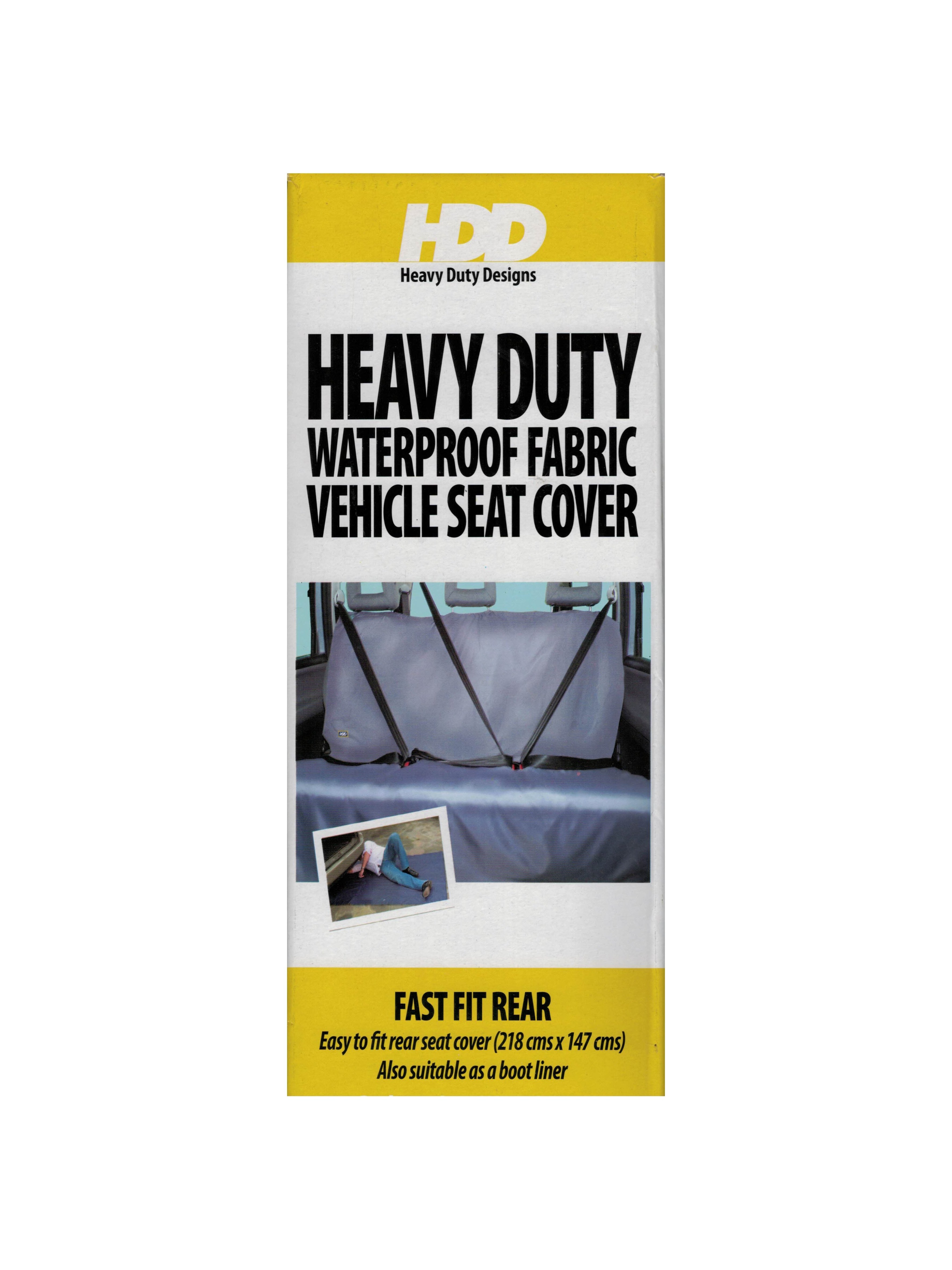 HDD Heavy Duty Fast Fit Rear Seat Cover – grey (304)