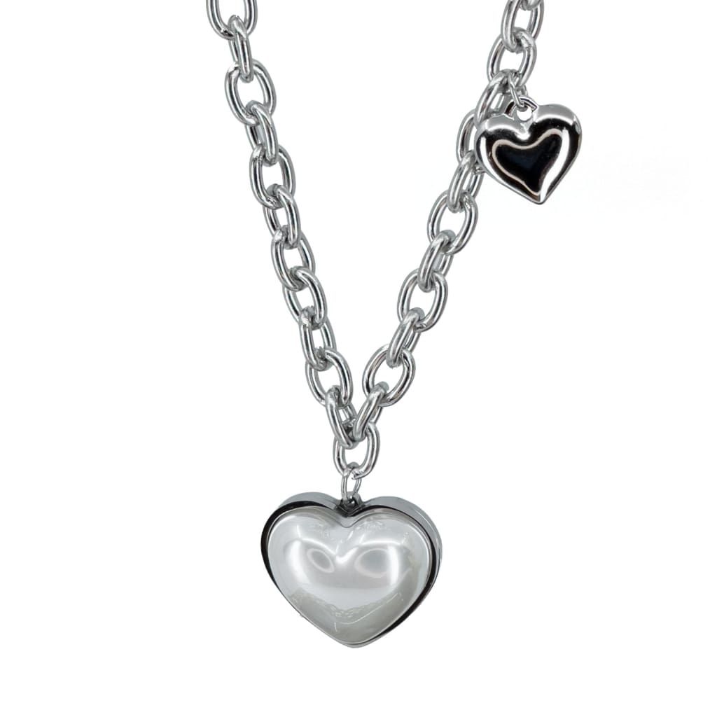 Heart Necklace £34.99 50+7cm – Silver – Ezavision