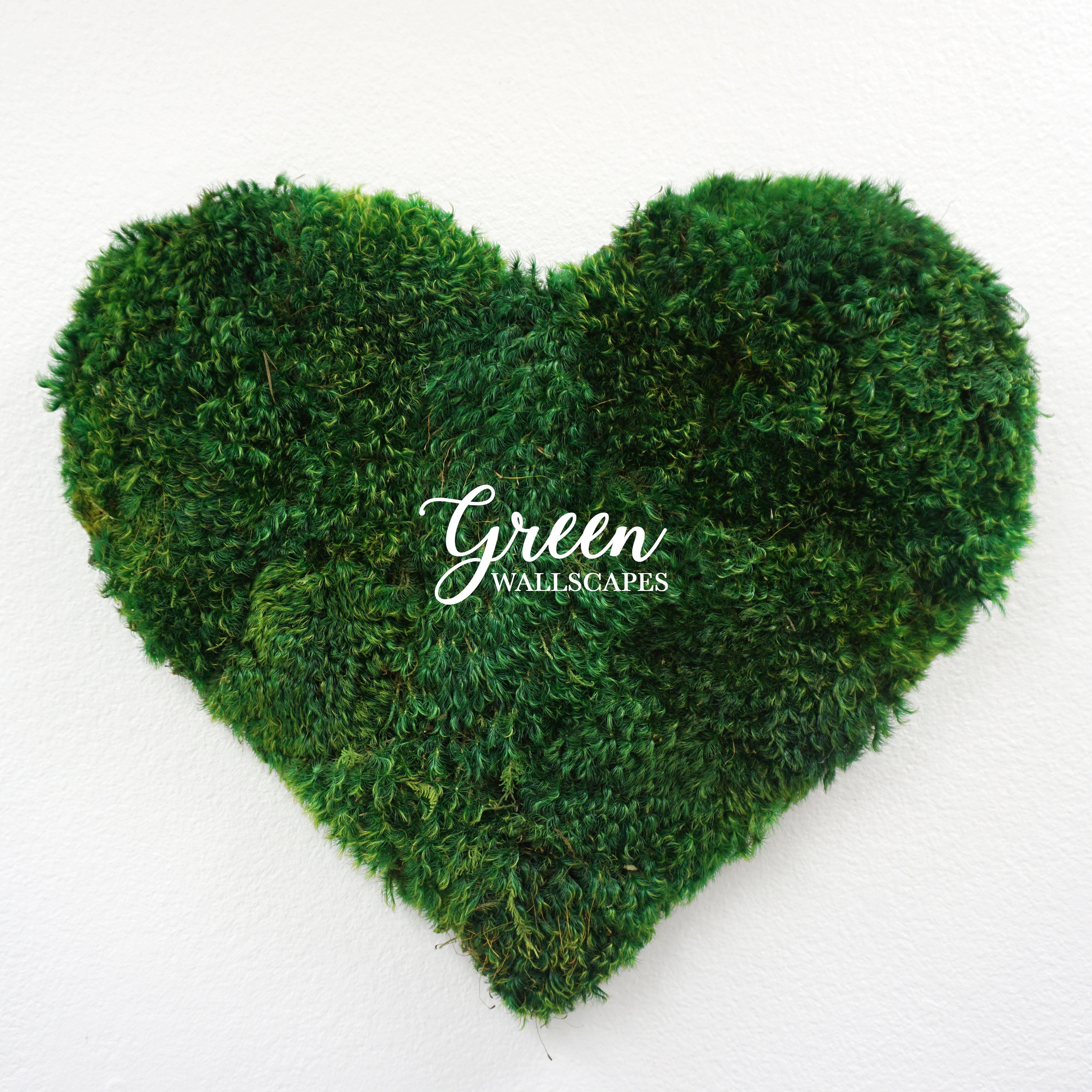 Mood Moss Heart | Moss Heart – Green Wallscapes