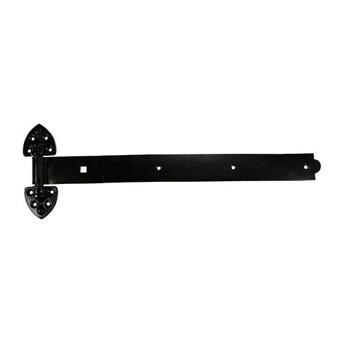 Heavy Reversible Hinges (Pair) – 2 Colours – Black / 300mm – Just The Job Supplies
