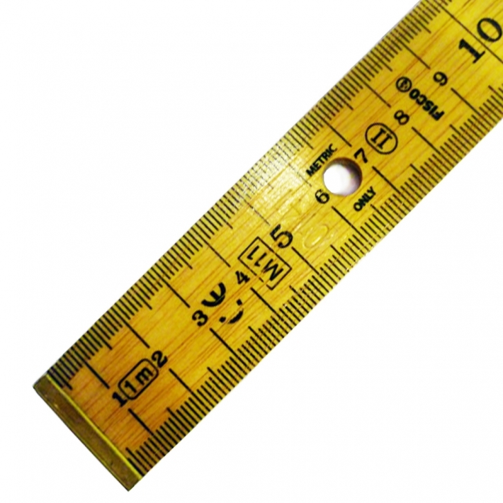H.Webber – High Definition Wooden Government Stamped Metre Stick – Brown Colour – Textile Tools & Accessories