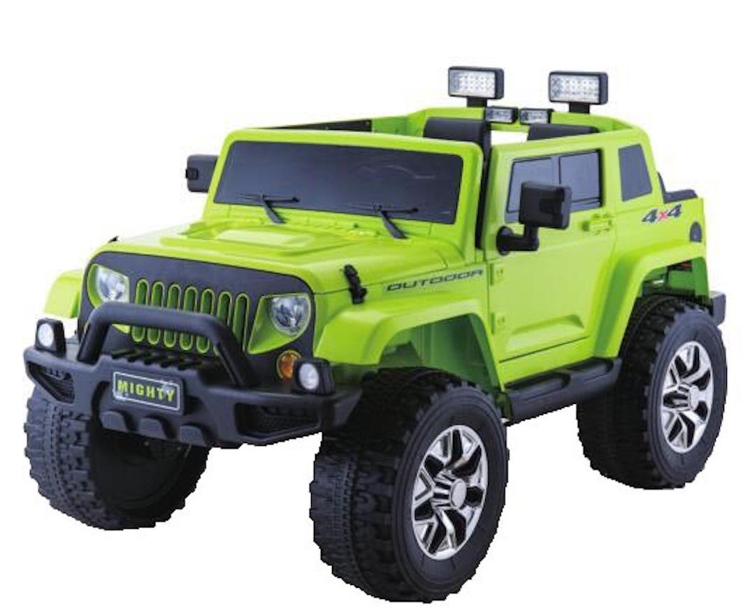 Jeep Rubicon Style 24V 4WD ChildrenÛªs Ride On With 2.4G Parental Remote Control – Green