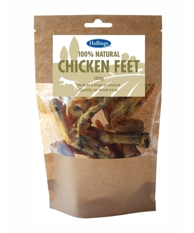 Hollings – 100% Natural Chicken Feet – 120g