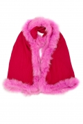Belgravia Pure Cashmere Shawl Hot Pink / One Size by Pink Avocet
